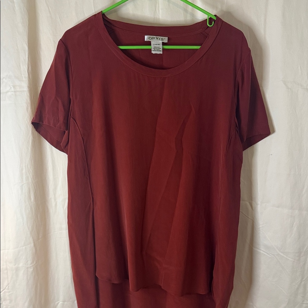 Orvis Women's Short Sleeve Crewneck Top - Wine